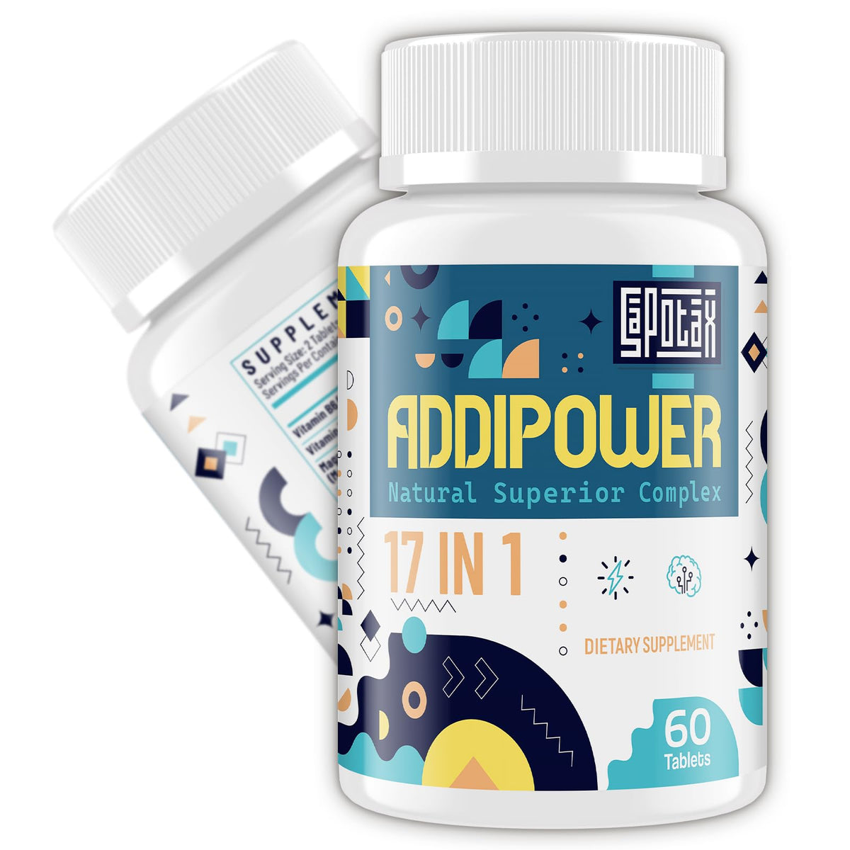 17-in-1 Brain Supplement for Memory and Focus | Nootropic Brain Supplement for Mental Clarity, Concentration, Alertness | Natural Nootropics with Herbal Extracts, Vitamins & Amino Acids (60 Tablets)