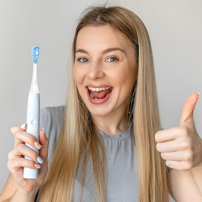 Cavzru Replacement Toothbrush Heads for Philips Sonicare C3 C2 G3 A3 W2 W3, 6 Pack Soft Silicone Brush Heads for HX9054 4100 5100 6100 7500, Compatible with Snap-On Handles, Anti-Collision Design