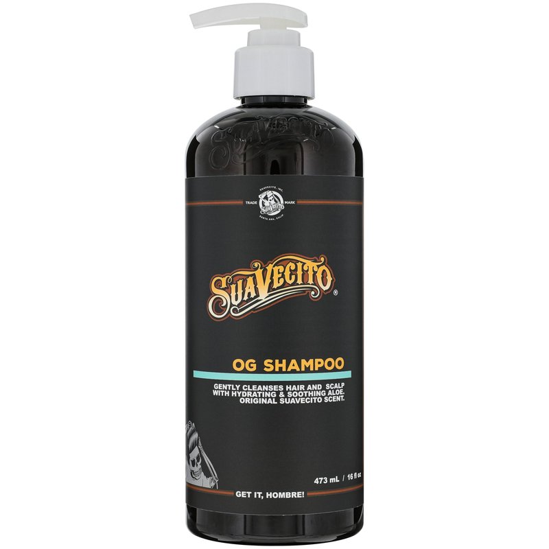 Suavecito Hair & Body Essentials Bundle: Original Hold Hair Styling Pomade, Moisturizing Body Soap, Hydrating Shampoo & Nourishing Conditioner