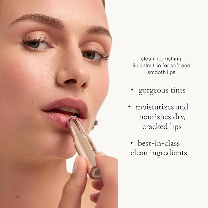 goop Beauty Clean Lip Balm | Dry Lips Treatment | Coconut Oil, Pomegranate Extract, & Shea Butter | Petroleum Free | 0.16 oz