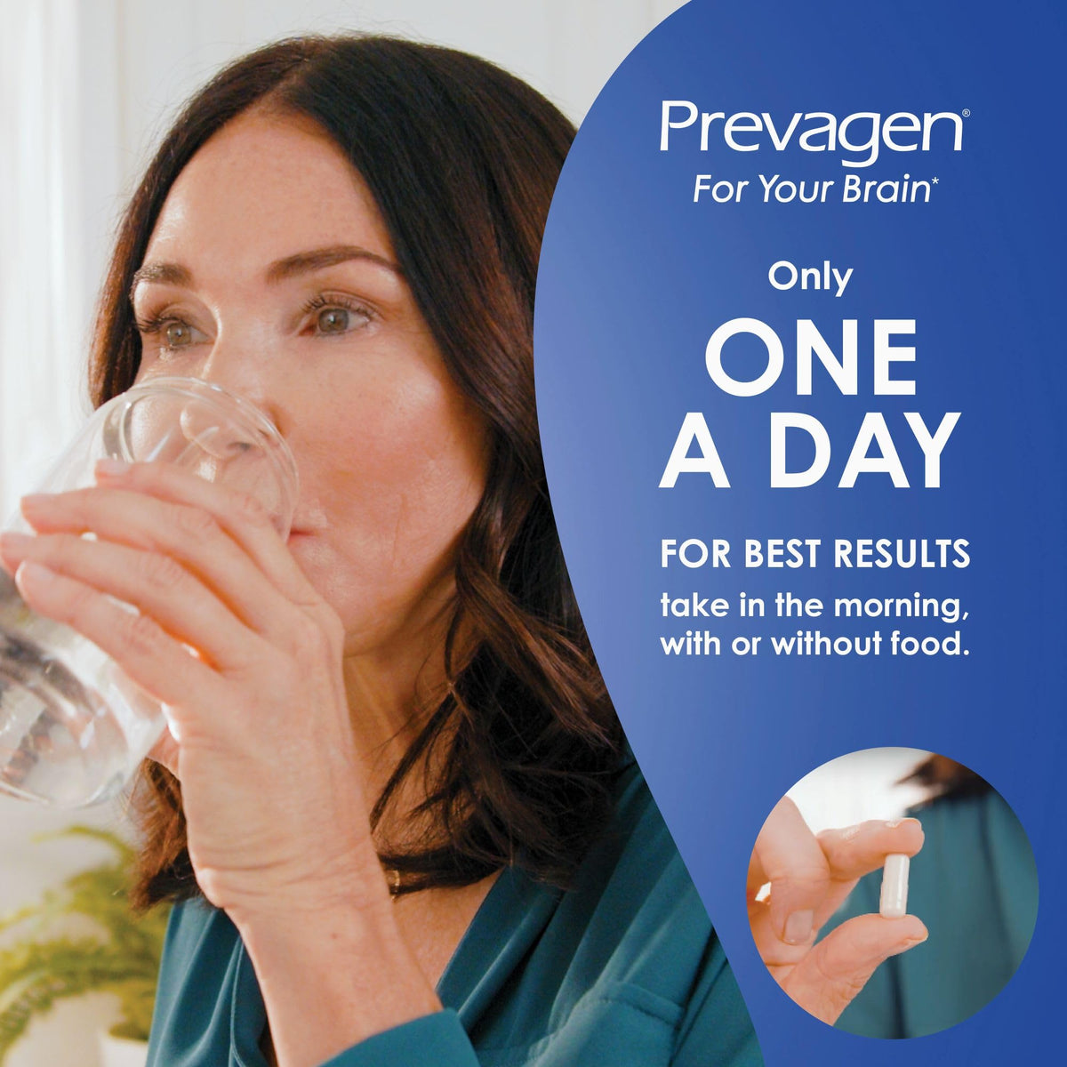 Prevagen Professional Formula - 30 Capsules (1 Month Supply) | Formulated for Your Brain | 40mg of Apoaequorin Plus Vitamin D3 with 7-Day Pill Minder