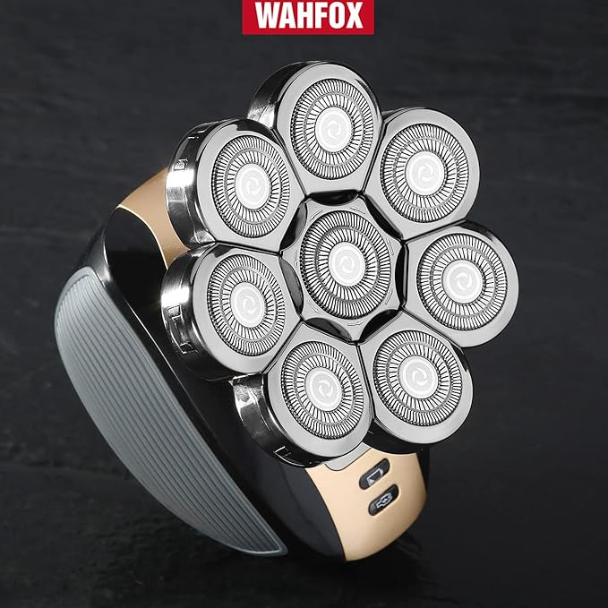 WAHFOX 8 Blades Head Shaver Replacement - Electric Razor With 8D Head Blade for Electric Shaver