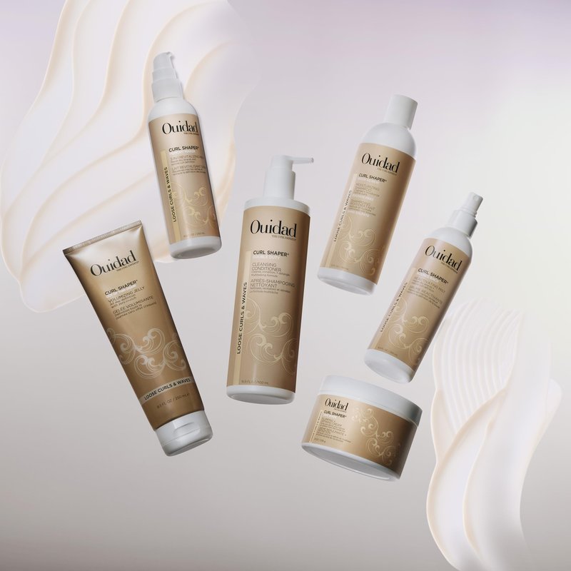 Ouidad Curl Shaper Take Shape Plumping Defining Cream 8oz | Volumizing Styling Formula for Loose Waves Medium Thick Hair | Lightweight Frizz Control Enhancer Soft Hold Texture Booster