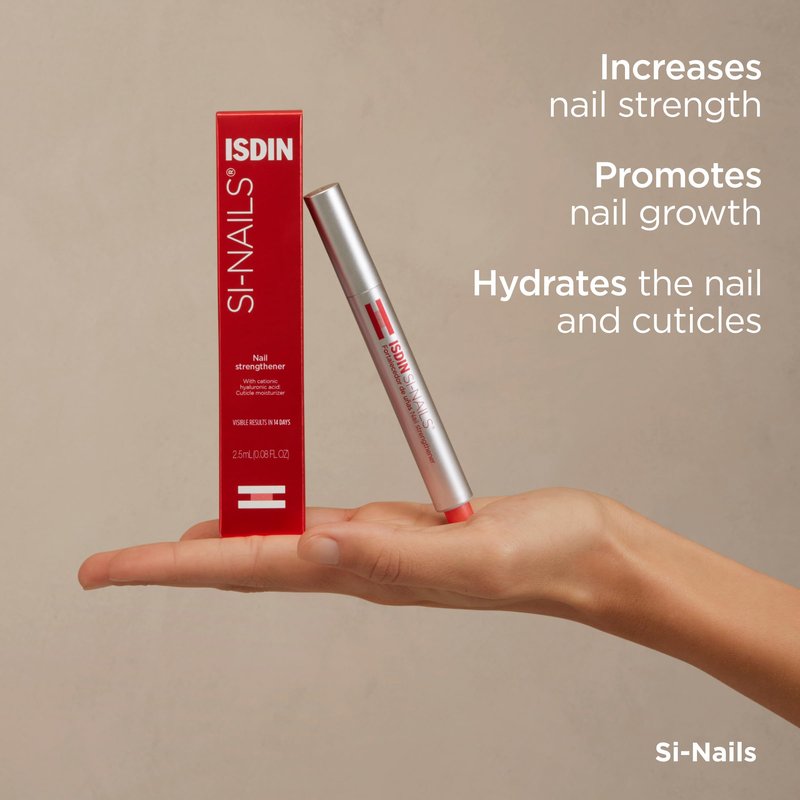 ISDIN Si-Nails Strengthening & Hardening Nail Serum Treatment, 0.08 fl oz