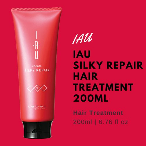 Lebel IAU Cleansing Clearment Hair Shampoo 200ml & Lebel IAU Silky Repair Hair Treatment 200ml Set