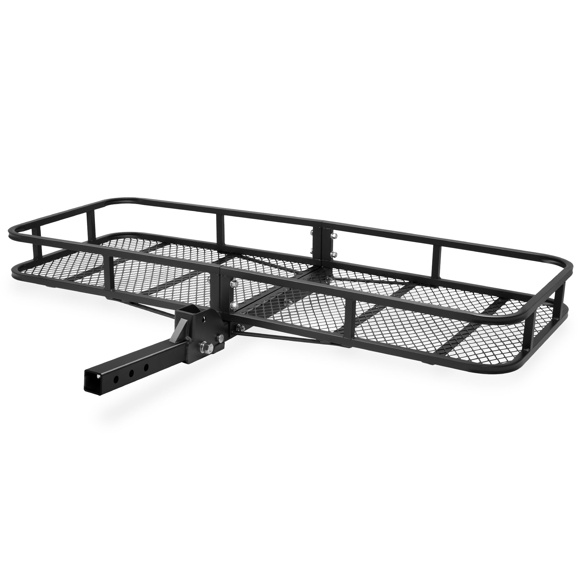 ARKSEN 60 x 23 x 5.5 Inch Folding Hitch Cargo Carrier,500 Lbs Capacity Heavy Duty 2 Inch Receiver Luggage Basket for SUV, Pickup
