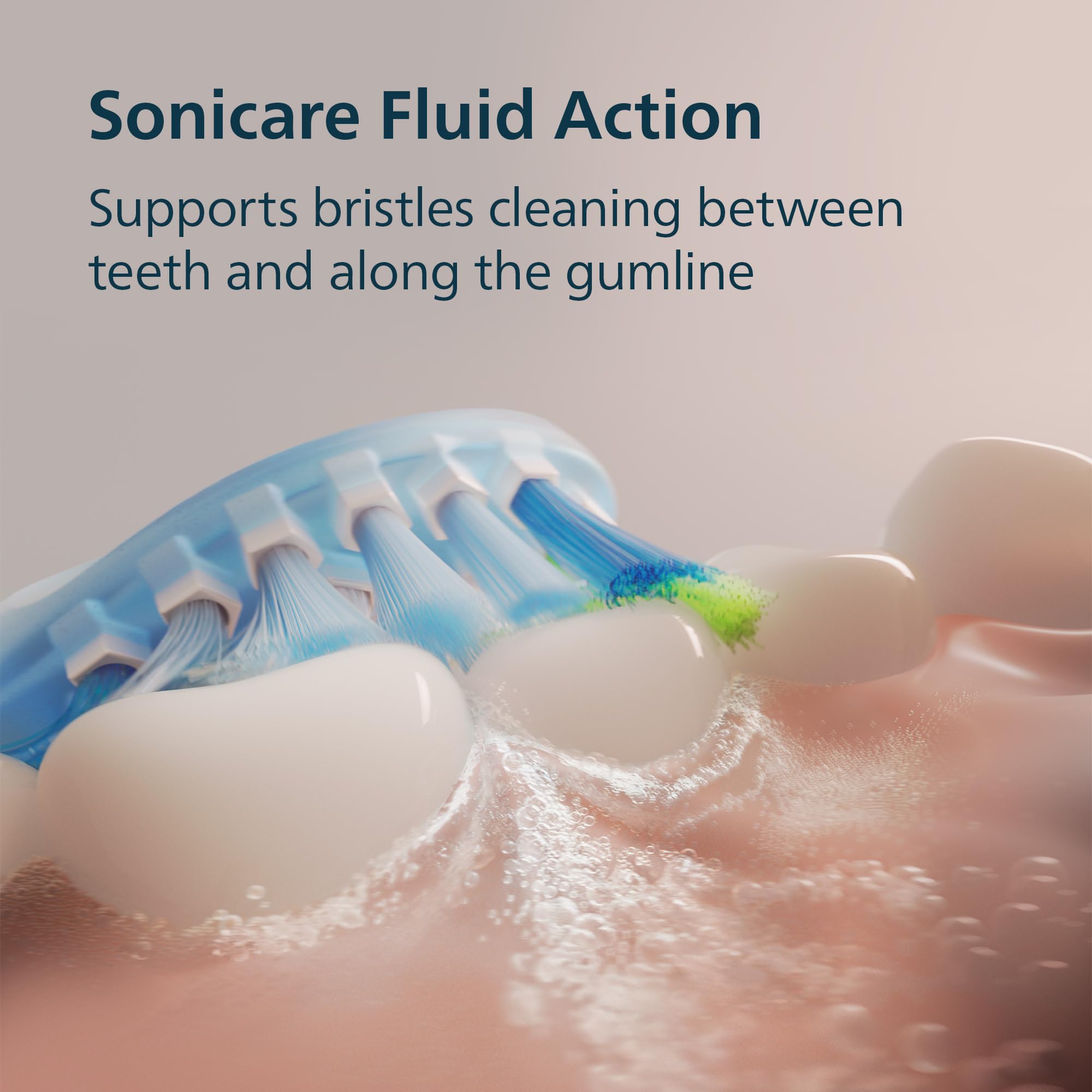 Philips Sonicare 5900 Series Electric Toothbrush, Pressure Sensor, 6 Brushing Settings, SmarTimer, BrushPacer, 21-Day Runtime, Gentle Professional-Clean Feel, for Sensitive Gums, Navy, HX7133/02