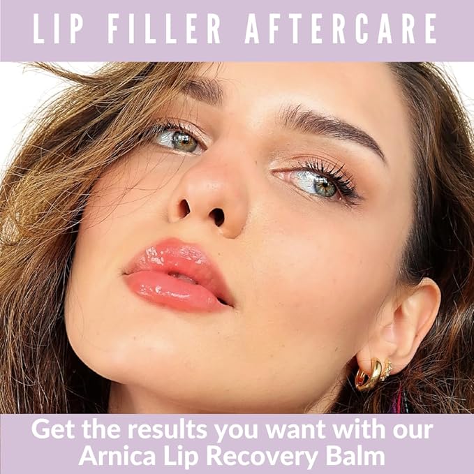 Arnica Lip Balm – Lip Filler Aftercare Balm with Arnica Montana and Bromelain, Soothing Topical Masque for Lip Flip, Injections, and Cosmetic Treatments