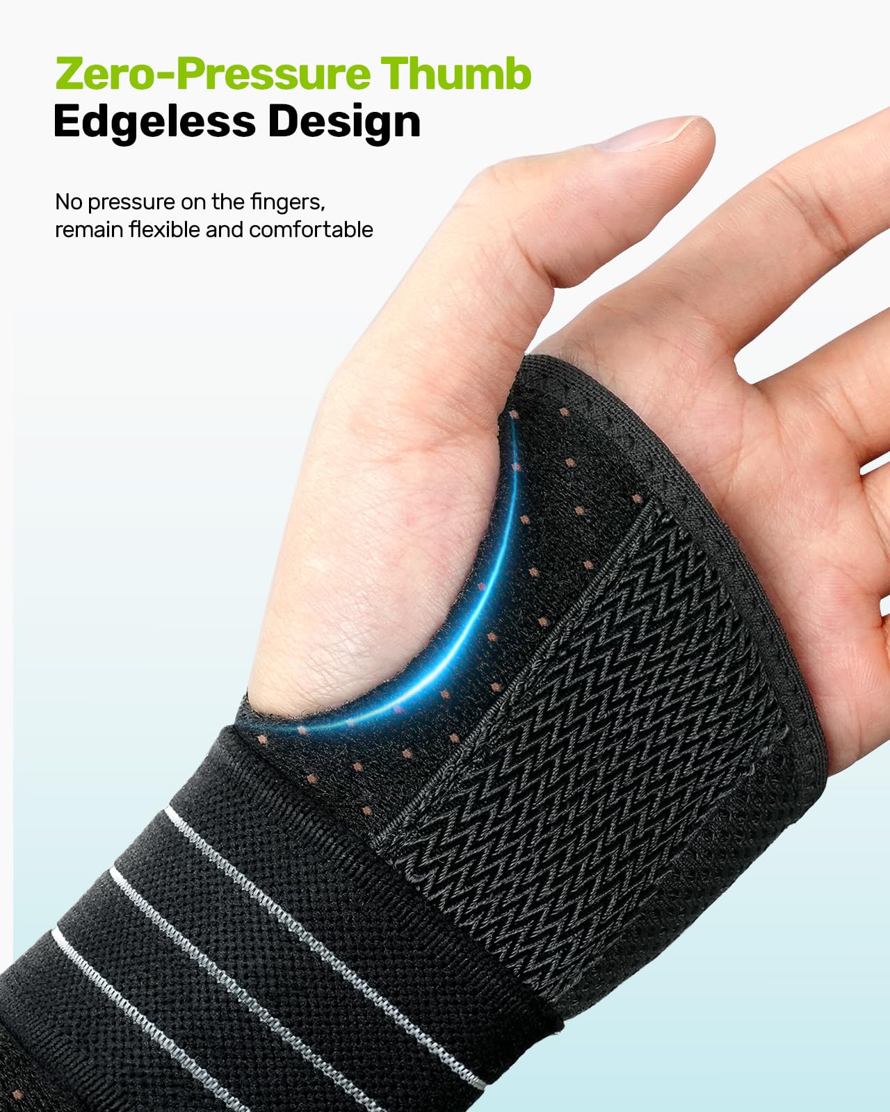 Rakiie 2 Pack Carpal Tunnel Wrist Braces, Adjustable Night Wrist Support with 3 Metal Splints, Hand Stabilizer for Men Women No Pressure on Thumb, Right and Left Hand (Purple, M)