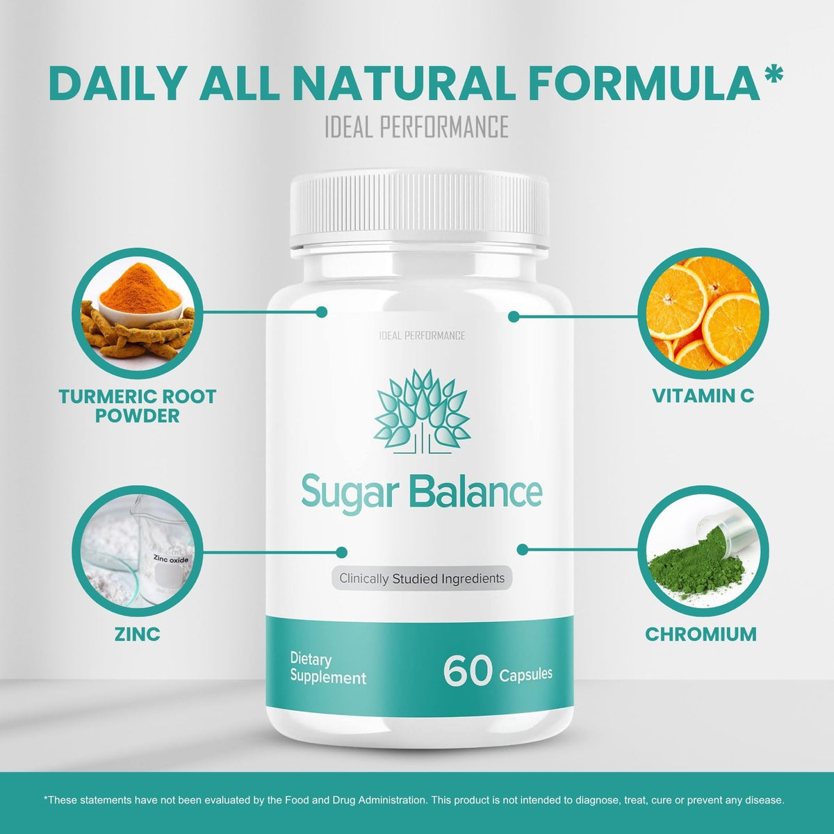 (5 Pack) SugarBalance Capsules Supplement Max Advanced Formula (300 Capsules)