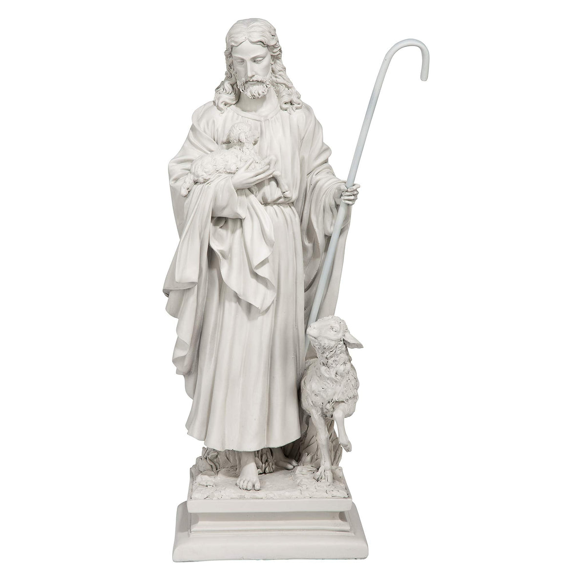 Design Toscano Jesus, The Good Shepherd Garden Statue: Large