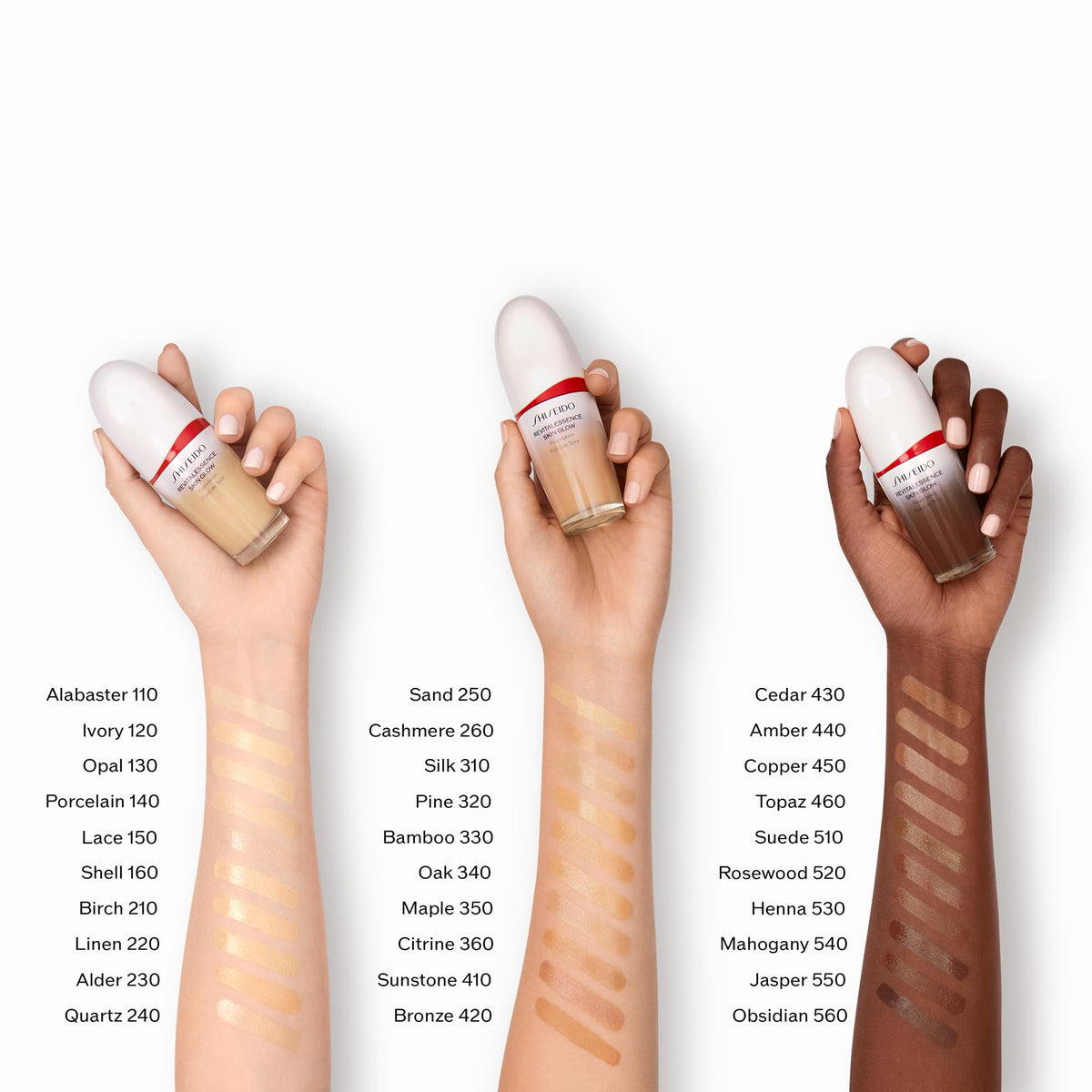 Shiseido RevitalEssence Skin Glow Foundation SPF 30, 340 Oak - Buildable, Medium Coverage - 24-HR Hydration & 12-HR Wear - Transfer, Crease & Fade Resistant - Non-Comedogenic - All Skin Types