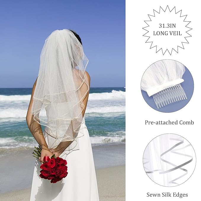 CIEHER Crystal Crown + Bride to Be Sash + Bridal Veil Set, Bachelorette Party Decorations - Rose Gold