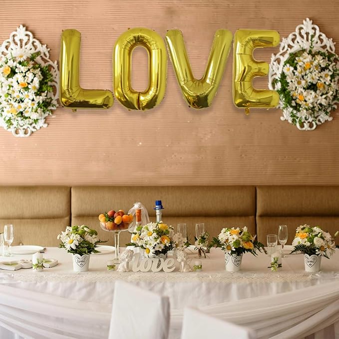 40 Inch Letter Balloons, Large Gold R Balloon Letter Decor, A to Z Letter Balloons, Helium Balloons, R Foil Balloon for Birthday Party Anniversary Supplies Decorations