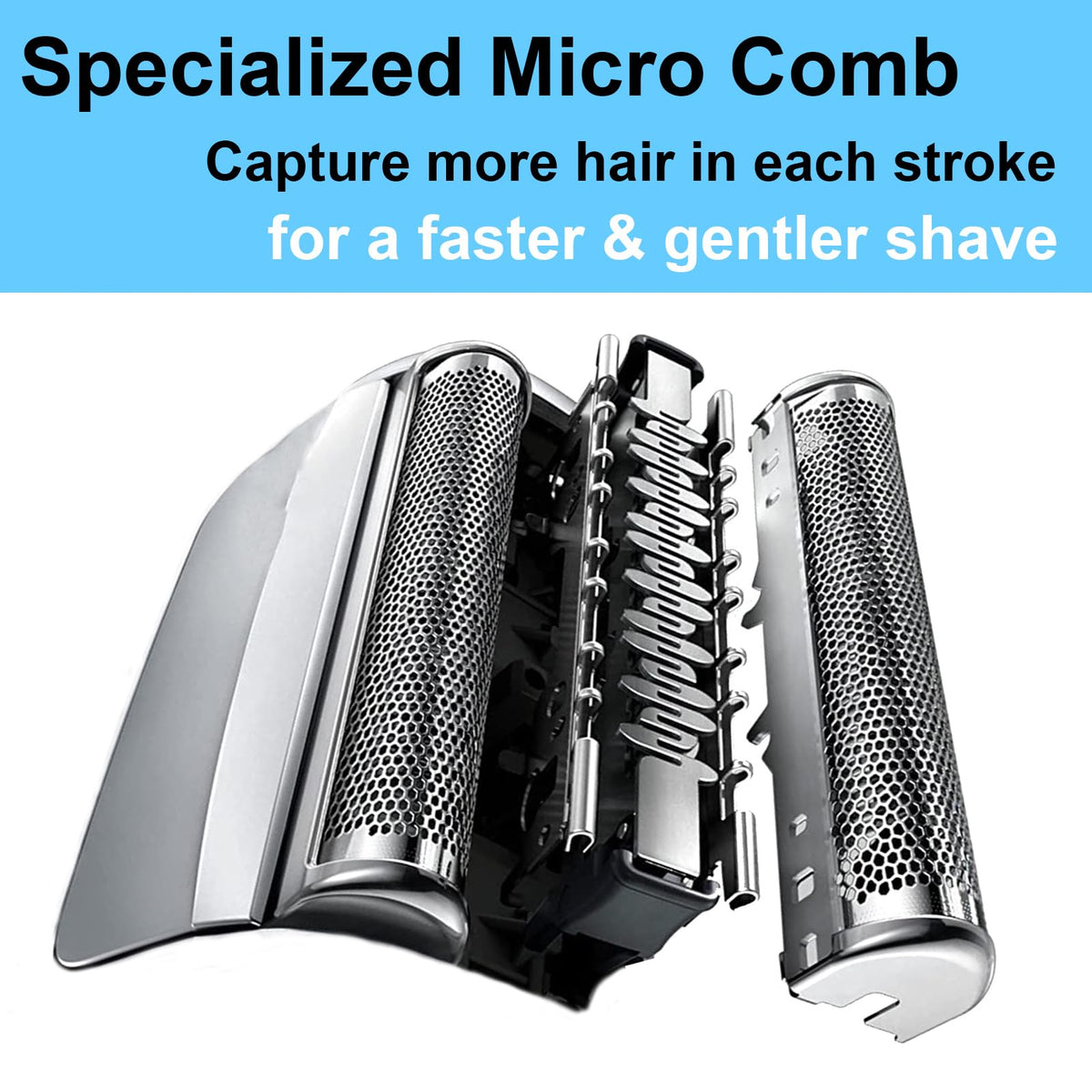 70S Series 7 Replacement Head for Braun Electric Foil Shaver, 1 Pack