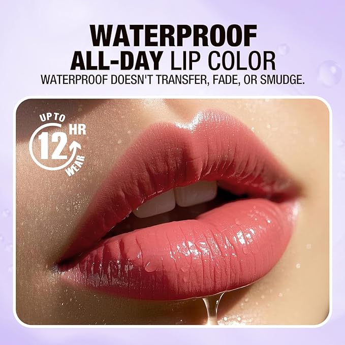 Jolilab Lip Stain Masque,Wipe Off Lip Tint,Waterproof,Transfer proof,Highly Pigmented,Ultra Long Lasting Lip Stain Peel off Makeup With Matte finish for All-day Wear.(#03 CLASSIC ROSE)