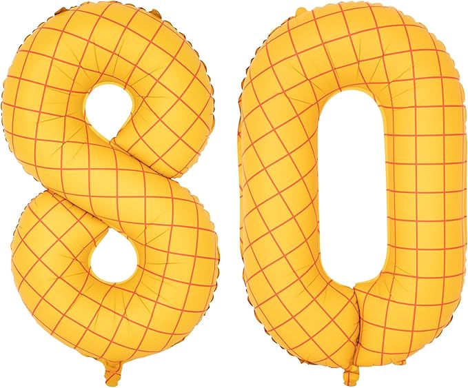 40-Inch Large Number Balloon Toy Inspired Story Matte Yellow Birthday Balloon Western Rodeo Party Supplies Boy Girl Story Anniversary Kids Birthday Party Cowboy Farm Themed Baby Welcome Decorations
