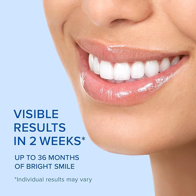MAREE Teeth Whitening Strips with Mint Flavor - Comfortable for Sensitive Teeth - Calcium Formula for Gentle Dental Care & Fresh Breath - Pack of 28
