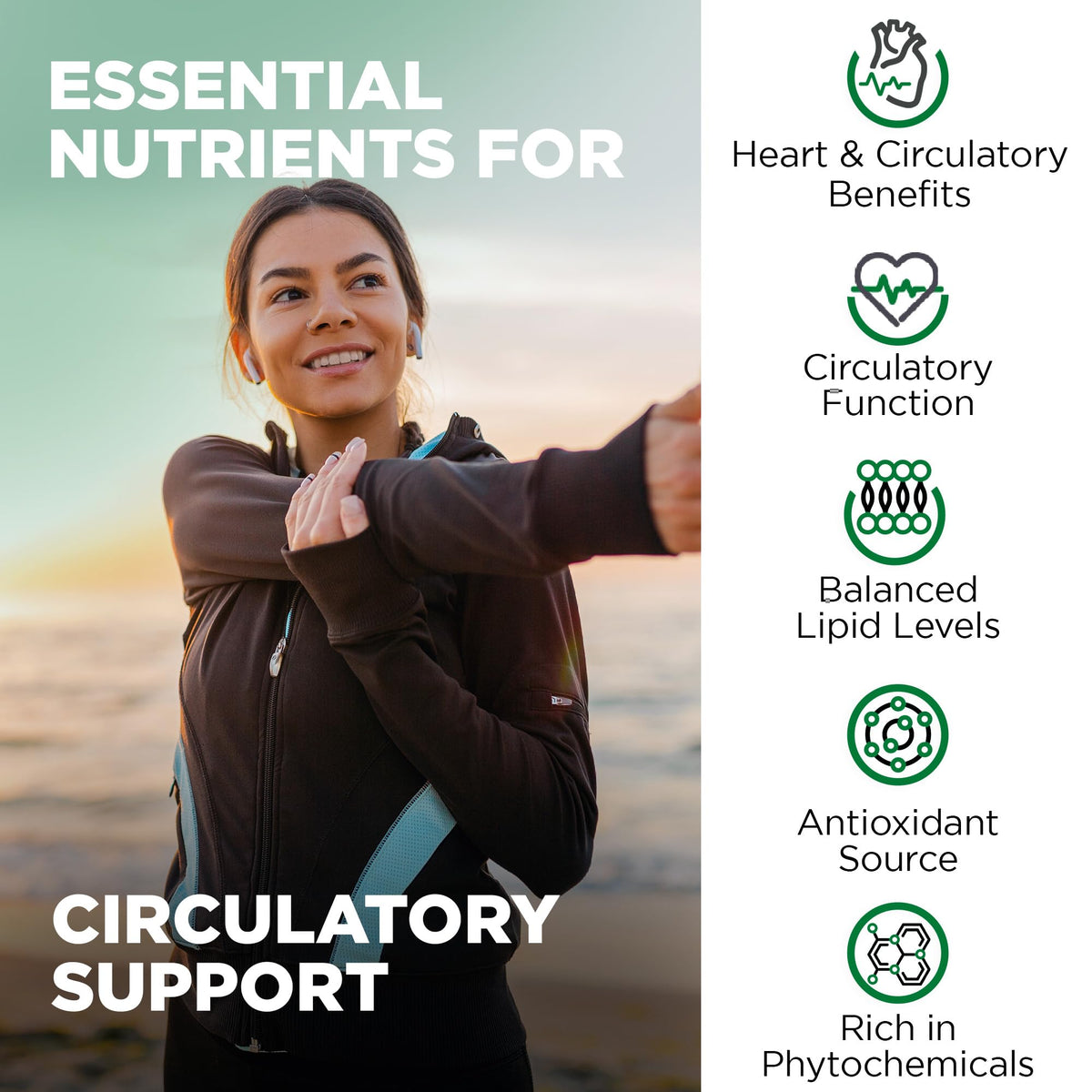 Nutrivein Premium Citrus Bergamot Supplement 1400mg 25:1 Bergamia Extract - 60 Day Supply (120 Capsules): Powerful Italian Citrus Bergamot 1400 mg+ High Concentration - Heart and Circulatory System