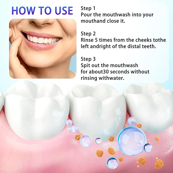 60PCS Travel Size Mouthwash,Portable Mini Mouthwash,Long-Lasting Freshness Travel Mouth Wash for Oral Care A3