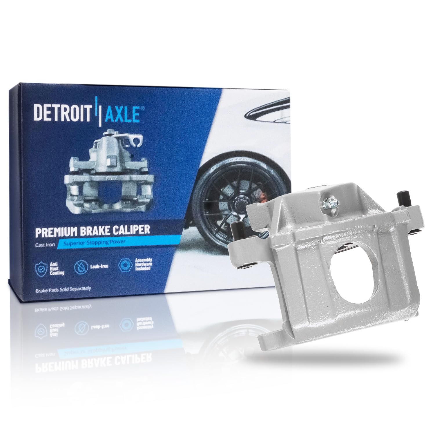 Detroit Axle - Front Left Brake Caliper for Lincoln Continental Town Car Mark VI Mercury Grand Marquis Country Squire LTD, Drive