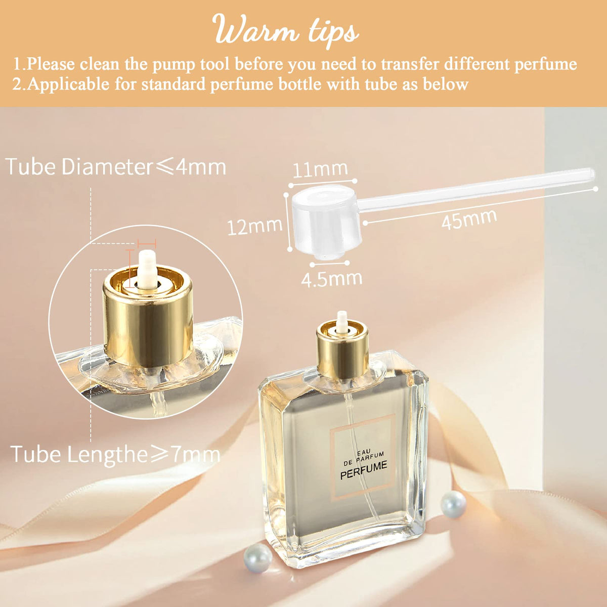 Tessco for you 35 Pack Mini Perfume Atomizer Bottles, 10ml Refillable Spray Bottles with Transfer Pumps, Portable Empty Sprayers for Travel, DIY Perfume Making, Women and Men