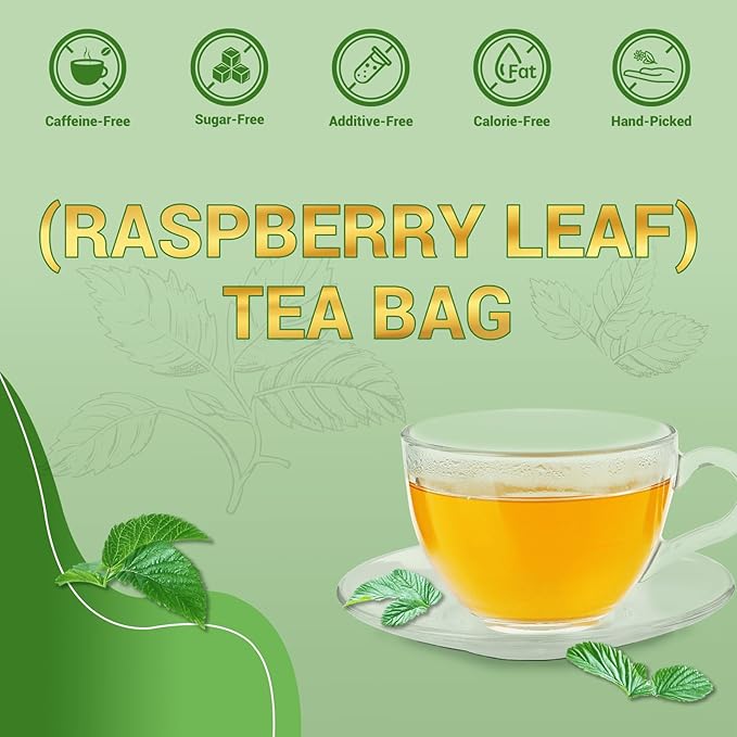 Raspberry Leaf Herbal Tea - 100 Teabags