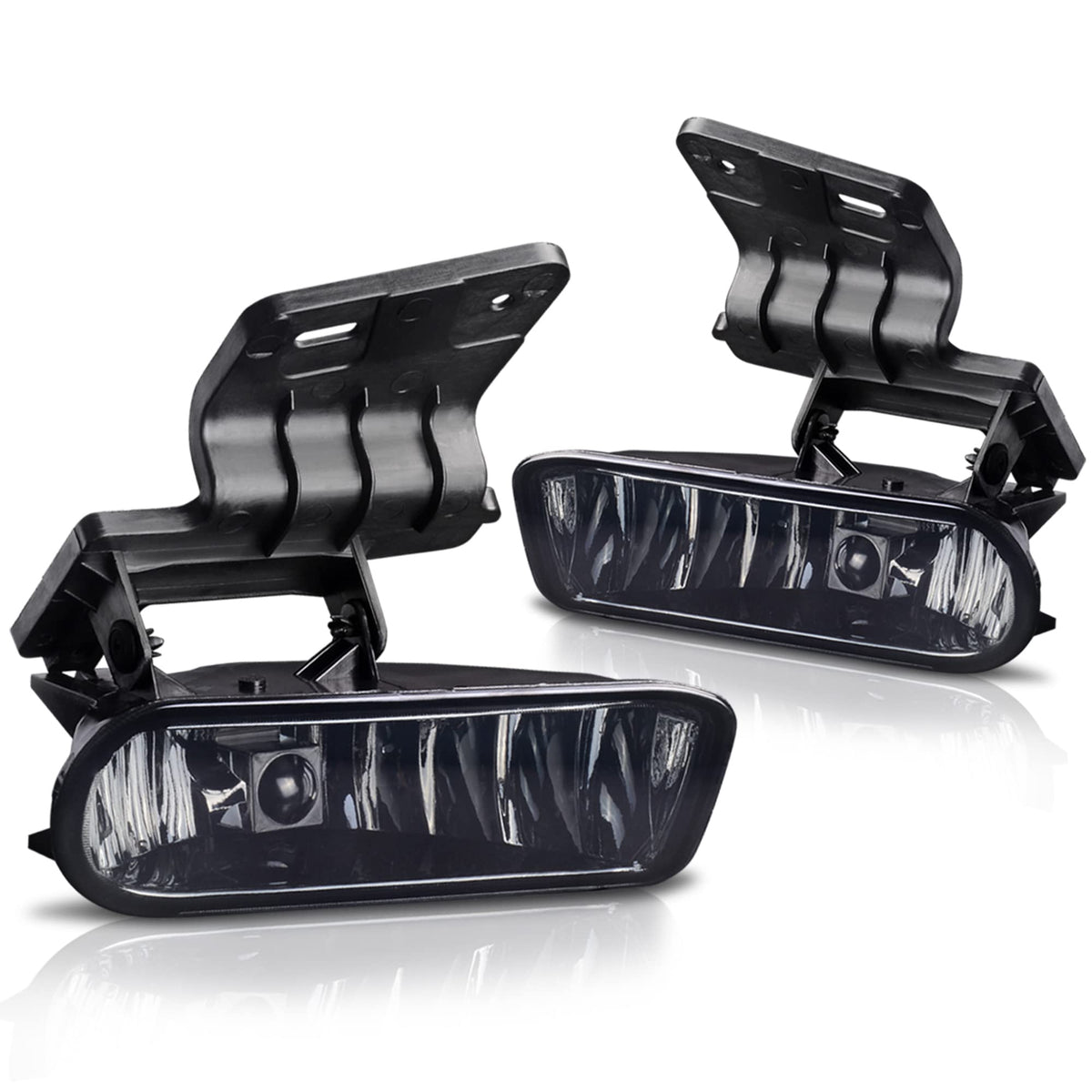 AUTOSAVER88 Fog Lights Compatible with 1999 2000 2001 2002 Chevy Silverado / 2000 2001 2002 2003 2004 2005 2006 Suburban / 2000-