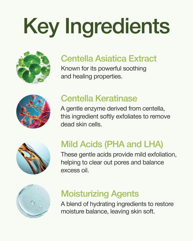 CENTELLIAN 24 Madeca Real Green Pore Pad (5.74fl oz / 60 pcs) - Exfoliating & Soothing Dual-Sided Toner Pads for Sensitive Skin, Pore Care, Korean Skin Care. Centella Asiatica, PHA & LHA
