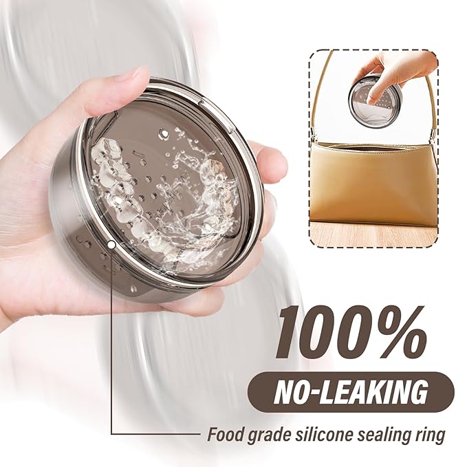 Denture Case Retainer Cleaning Case: 2 in 1 Retainer Case, No-Leak Denture Bath Box Cup, Complete Clean Care for Dentures, Clear Braces, Mouth Guard, Night Guard & Retainers