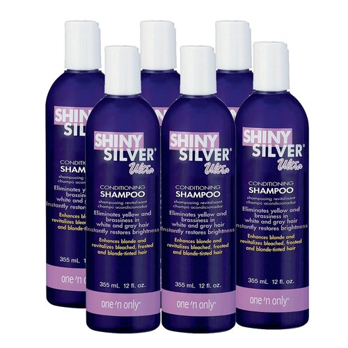 Shiny Silver Shampoo Ultra Conditioning 12 Ounce (354ml) (6 Pack)