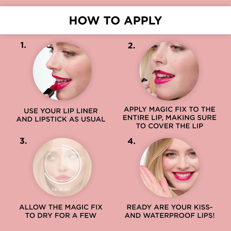 ARTDECO MAGIC FIX – lipstick sealer for kiss-proof lips - long-lasting & waterproof - lip care & lip moisturizer - lip gloss with floral scent & woody notes - lip makeup - lip care - 0.16 Fl Oz
