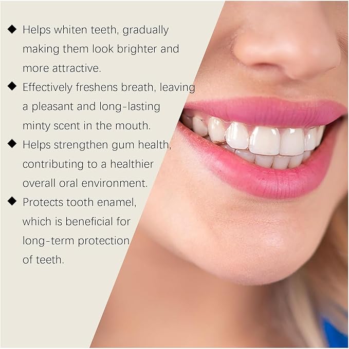 Tooth Refresh Toothpaste, Fresh Breath Whitening Formula, Natural Oral Care with Enamel Repair, Removes Coffee Tea Wine Stains, Deep Cleaning, 3.5 Oz (1 pcs)