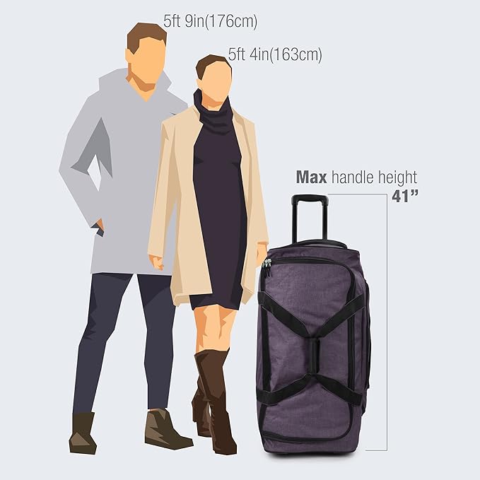 Pacific Gear Duffel Bag with Rolling Wheels