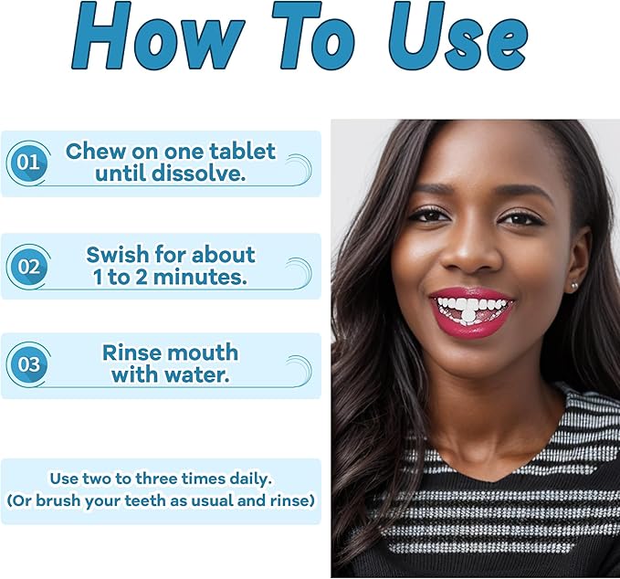 Anymoment Toothpaste Tablets with 7.5% Nano Hydroxyapatite,Flouride Free,SLS Free Remineralize with NHA (1 Month),Gift a Collapsible Cup,Eco & Plastic Free Travel Size Toothpaste