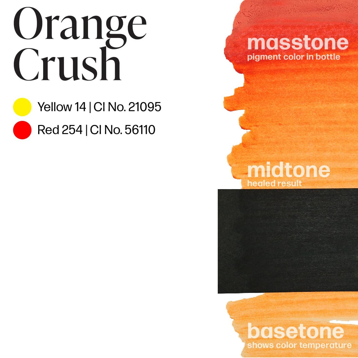 Perma Blend - Orange Crush - Bright Orange Tattoo Ink for Permanent Makeup - Lip Blush Microblading Ink to Enhance Color - Lip Blushing & Tattoo Supplies - Vegan (0.5 oz)