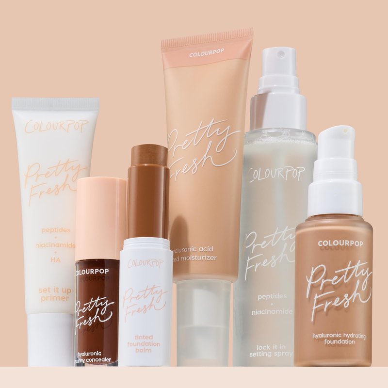 ColourPop Pretty Fresh Tinted Moisturizer - Hydrating Skin Tint with Lightweight Coverage - Formulated with Hyaluronic Acid & Coconut Water for Healthy-Looking Skin - Light 8N (1.45 oz)