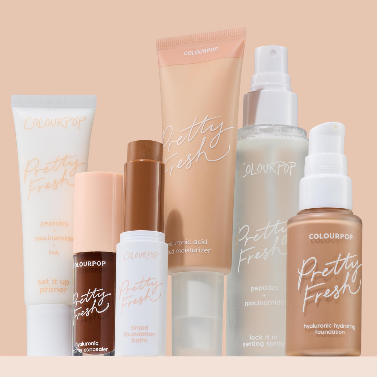 ColourPop Pretty Fresh Tinted Moisturizer - Hydrating Skin Tint with Lightweight Coverage - Formulated with Hyaluronic Acid & Coconut Water for Healthy-Looking Skin - Fair 4N (1.45 oz)