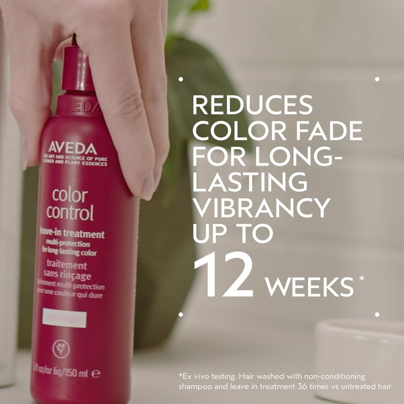 Aveda Color Control Leave-In Treatment Light | Protects Color for Up to 12 Weeks | Heat and UV Protectant | For Fine to Medium Hair | Silicone Free | 98% Naturally Derived*, 5 Fl Oz