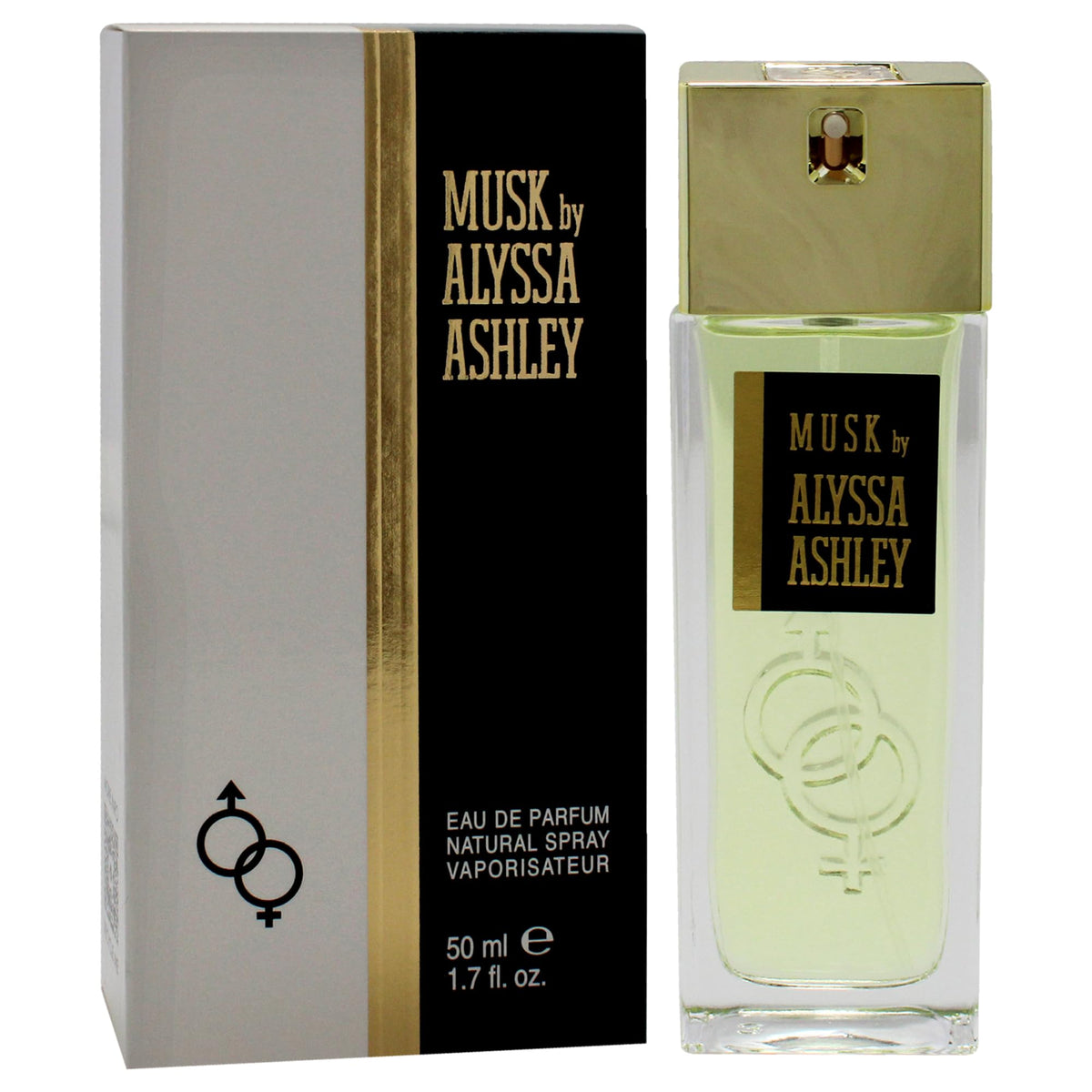 Alyssa Ashley Musk - Perfume for Men and Women with Citrus and Sicilian Bergamot - Long Lasting - Womens Fragrances - 1.7 oz EDP Spray