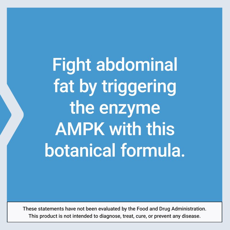 Life Extension AMPK Metabolic Activator*, Hesperidin, G. pentaphyllum, Fight unwanted Belly Fat, Target Overall Fat, Gluten-Free, Vegetarian, 1-Daily, Non-GMO, 30 Tablets