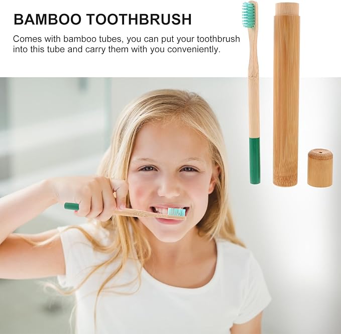 Disposable Toothbrush Kit with Biodegradable Tube Soft Bristles for Gentle Cleaning Moderate Hardness for Gum Care Random Colors Convenient Travel Dental Care Random Color