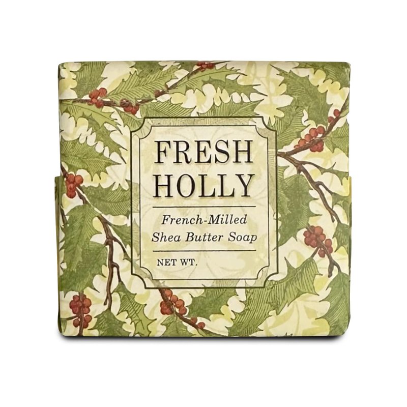 Greenwich Bay Mini Botanical Soap Bars – 12 Pack 1.9 oz Each – Individually Wrapped Guest Soaps for Airbnb, Spa, Travel, Bath – Travel Size Bar Soap Set, Fresh Holly
