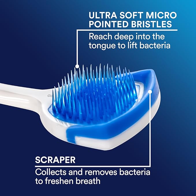 Orabrush Tongue Scraper, Multi, 4 Count