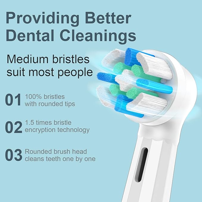 10 Pack Replacement Heads Compatible with Oral B IO 2/3/4/5/6/7/8/9/10/Deep Clean Series Electric Toothbrush, Brush Heads Refill Compatible with Oral B IO for Teeth and Gums Care (Black/White)