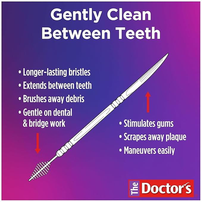 The Doctor's BrushPicks Interdental Toothpicks, 275 Count (Pack of 9)