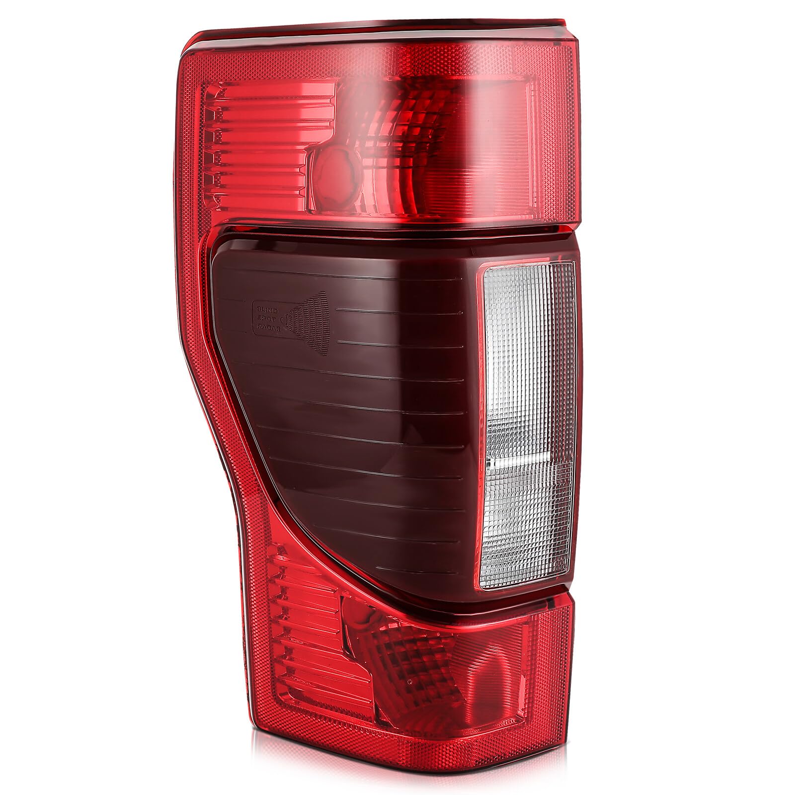 LBRST Tail Light Assembly Fit 2020-2022 for F-250 Super Duty, 2020-2022 for F-350 Super Duty Driver Side Tail Light Chrome Housi