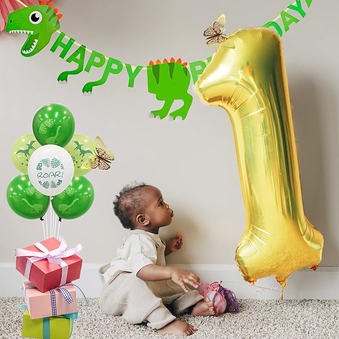 40 Inch Large Gold Number Balloons 2 Aluminum Foil Mylar Big Number Balloons 0-9 Suitable for Gold Birthday Parties, Weddings and Anniversary Photography