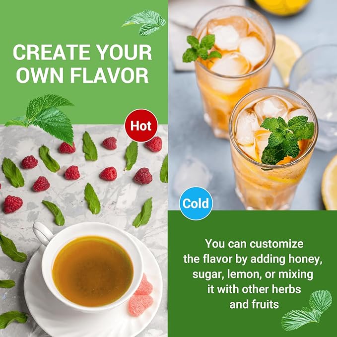 Raspberry Leaf Herbal Tea - 100 Teabags