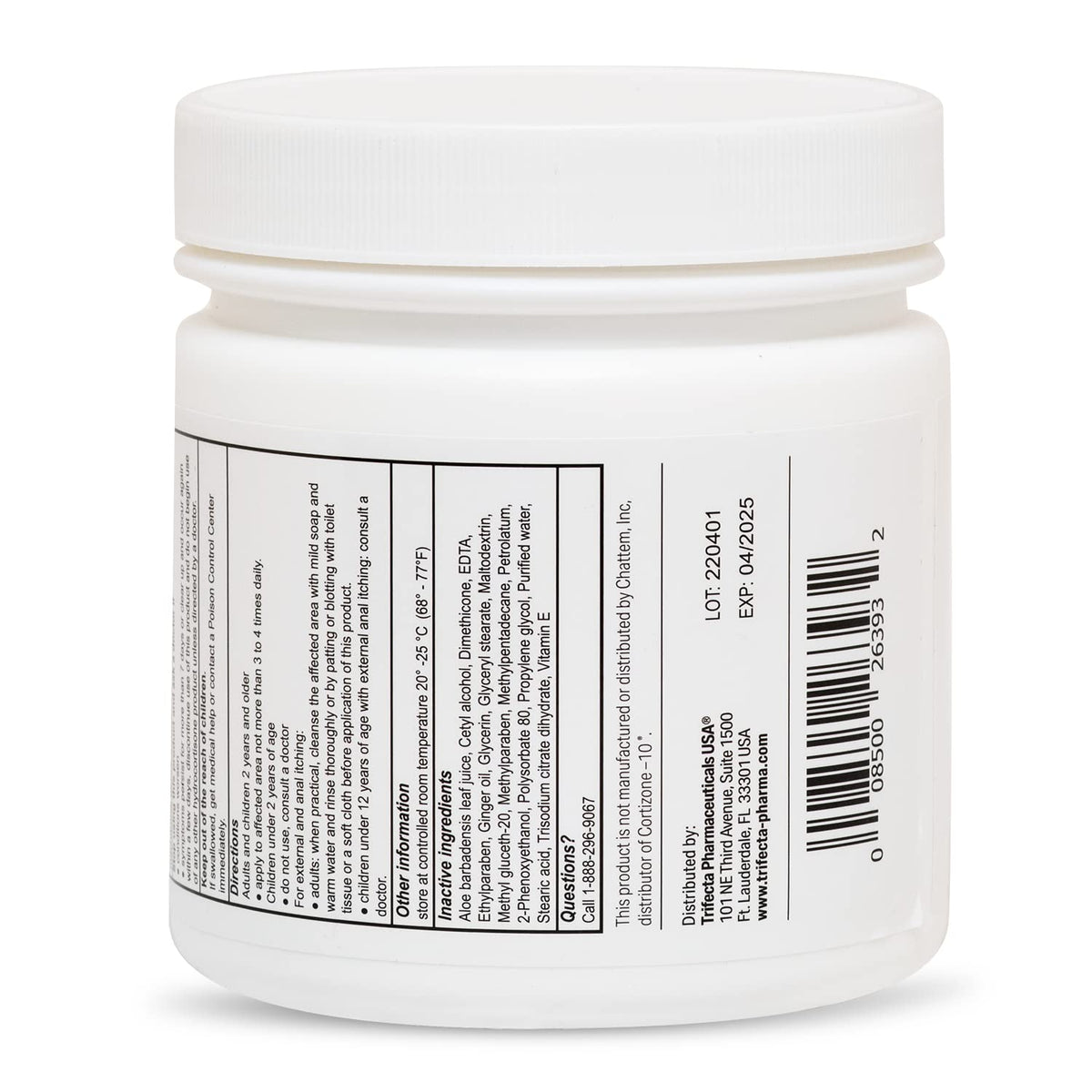 Globe 1% Hydrocortisone Cream Bulk 16 Oz Maximum Strength Itch Relief for Eczema, Dermatitis, Rashes, Mosquito Bites